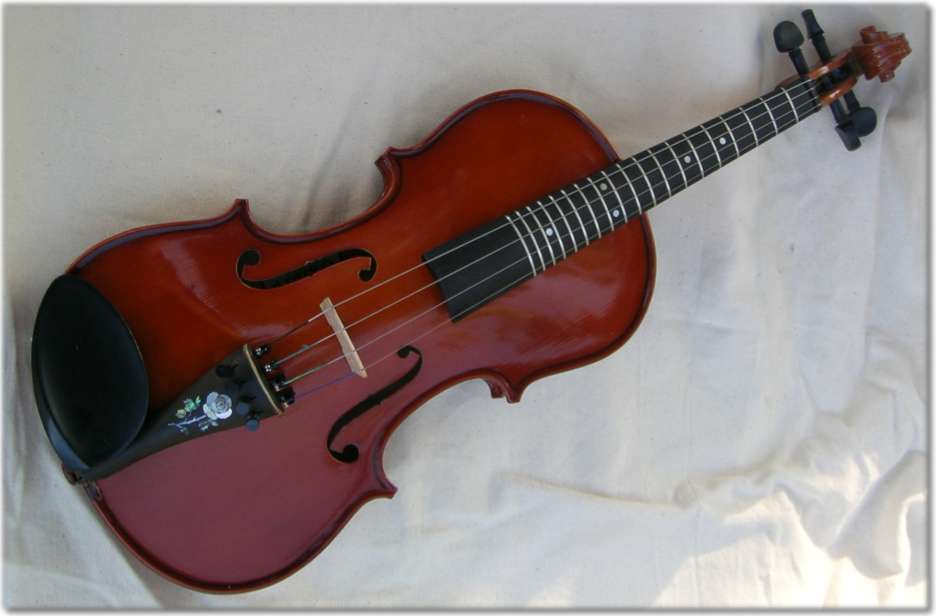 used Oxford Fretted Acoustic Violin 19 frets with 4 mop dots