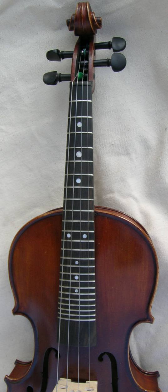 Fretted Acoustic Violin_Santini_24 Frets/8 MOP & Abalone shell Inlays